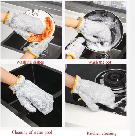 Waterproof Dishwashing Gloves (2 Pcs)