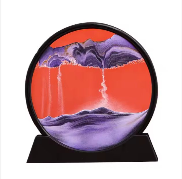 3D Hourglass Moving Sand Art Picture