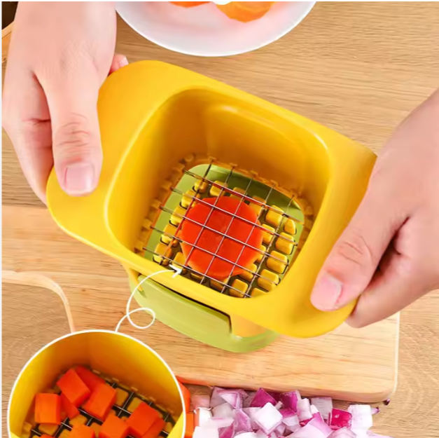 2-in-1 Hand Pressure Vegetable Chopper & Slicer
