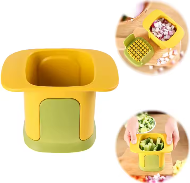 2-in-1 Hand Pressure Vegetable Chopper & Slicer