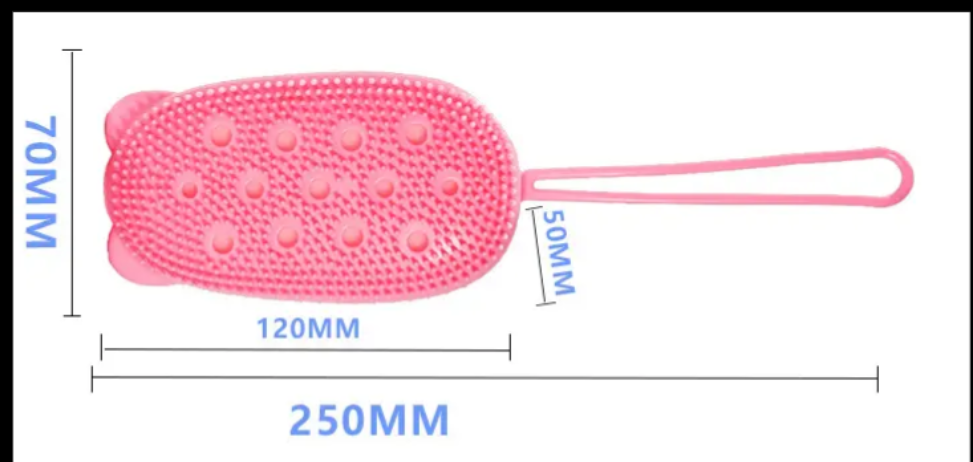 Silicone Bath Brush – Soft & Skin-Friendly