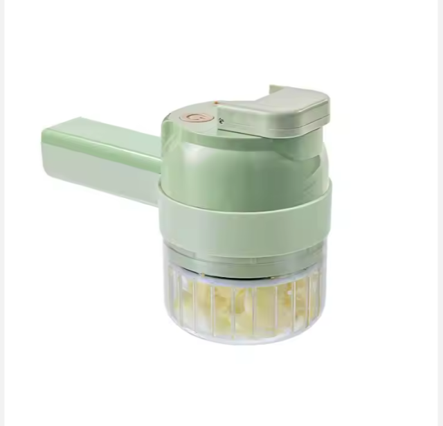 4-in-1 Handheld Electric Food Chopper – USB Rechargeable