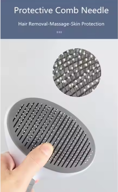 One-Button Hair Removal Brush