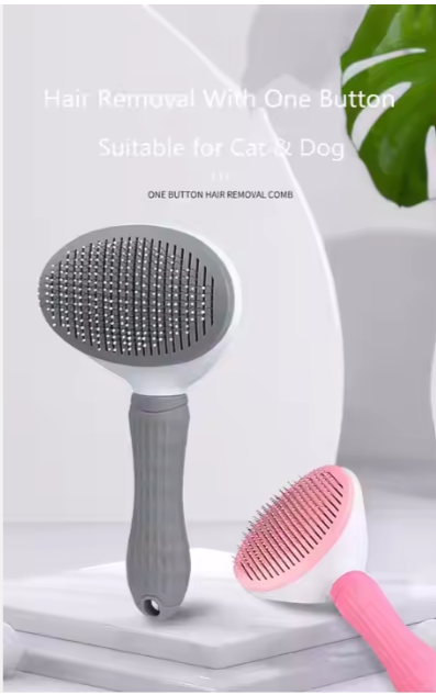 One-Button Hair Removal Brush