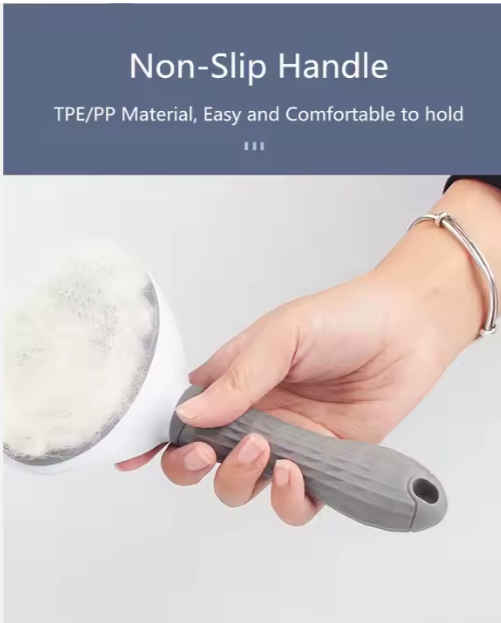 One-Button Hair Removal Brush