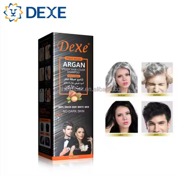 Dexe 5-in-1 Herbal Hair Dye Shampoo