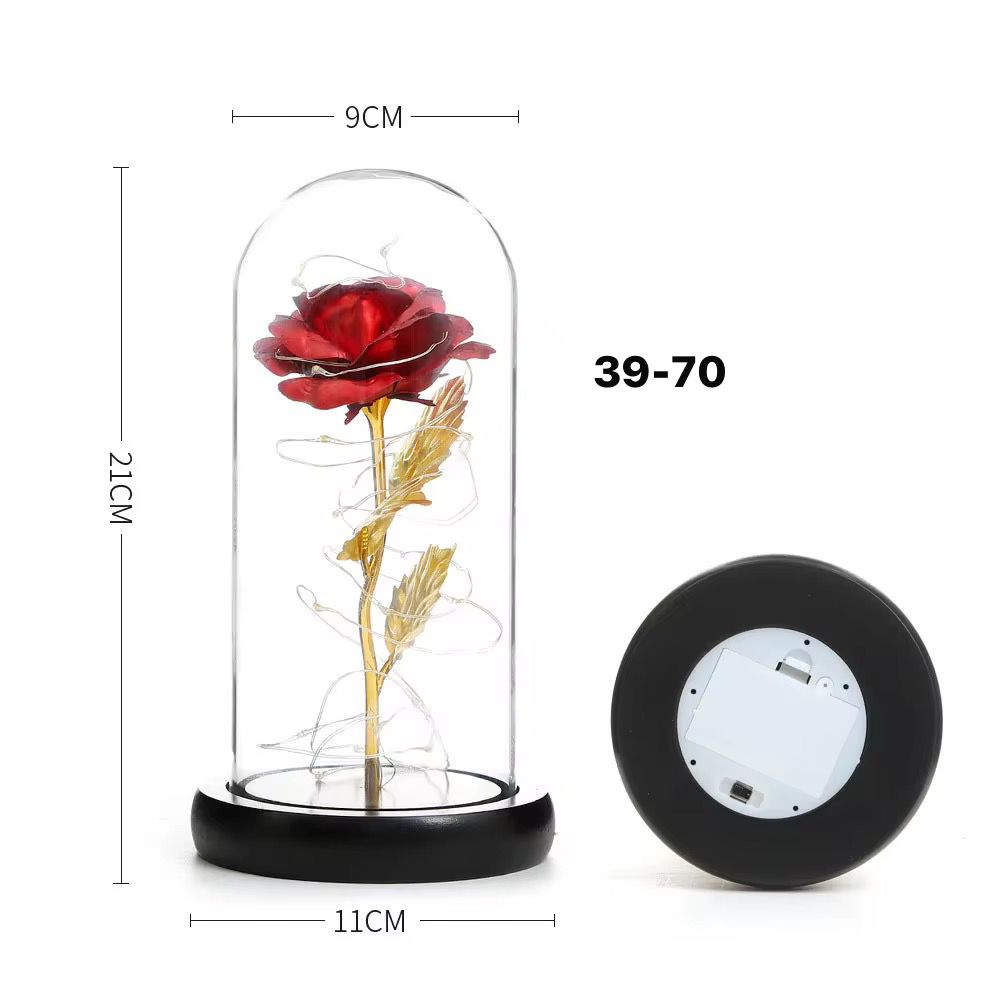 Eternal Rose in Glass