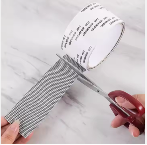 Window Screen Repair Mesh Tape (2 Pieces)