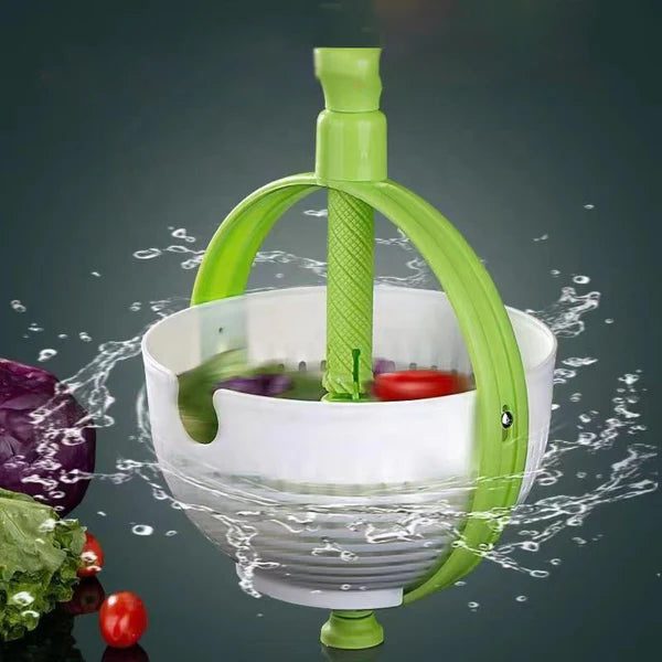 2-in-1 Fruit & Veggie Colander with Spinner
