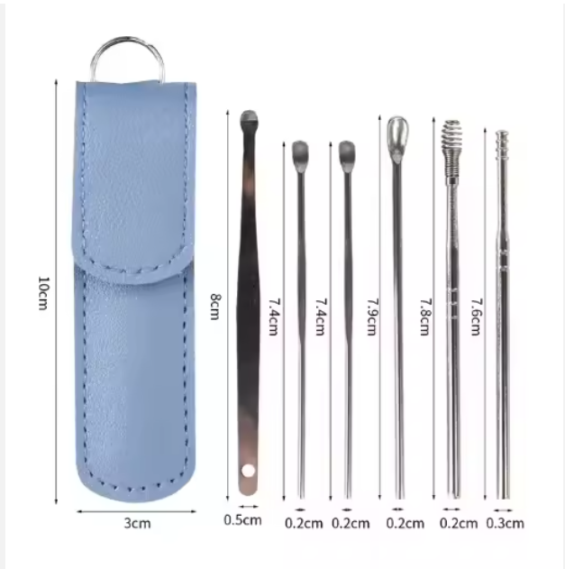 Stainless Steel Earwax Removal Kit