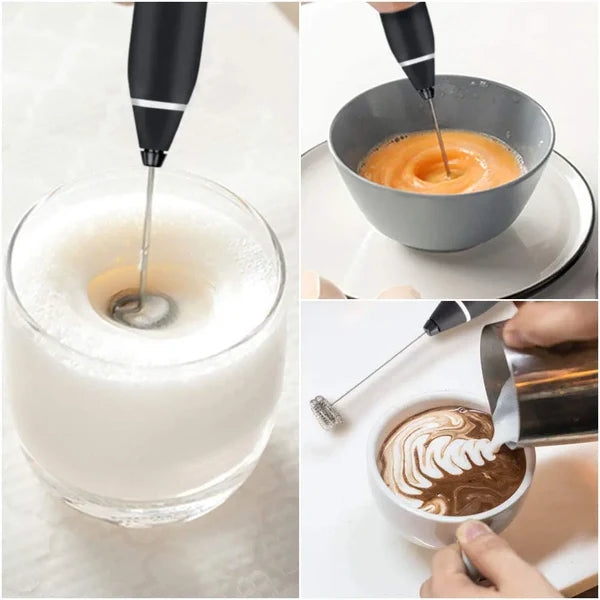 Double Head Rechargeable Milk Frother