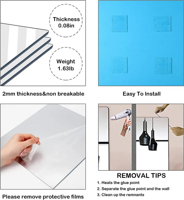 Wall Mirror Sticker
