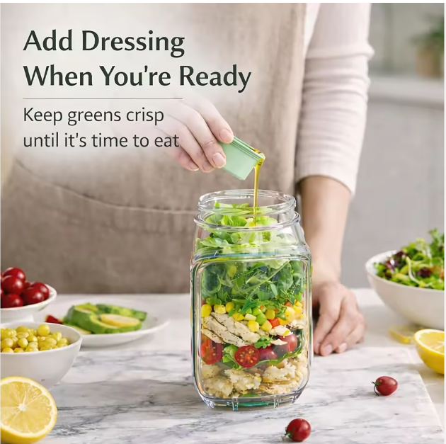 Portable Salad Container