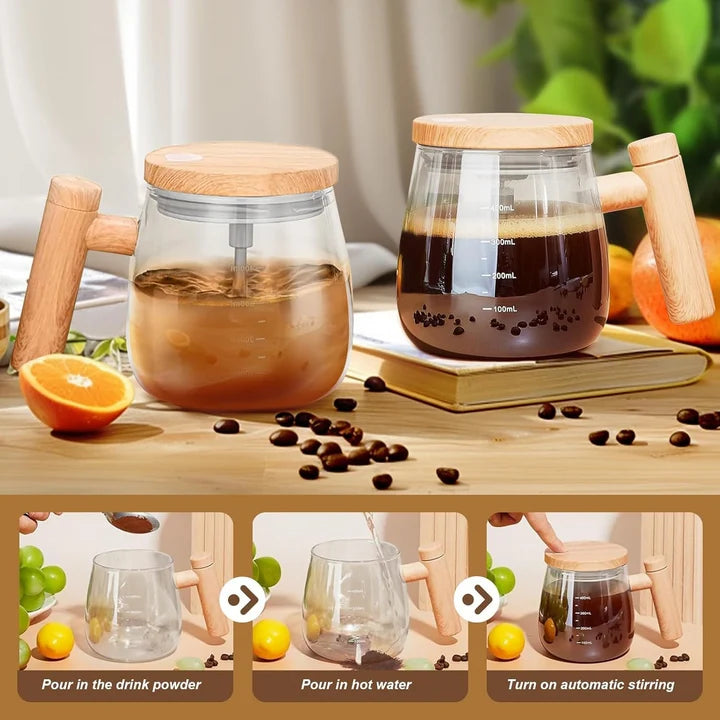 Self-Stirring Coffee Mug
