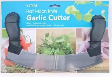 Half Moon Knife Garlic Cutter