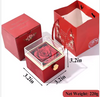 Eternal Rotating Rose Box with Necklace