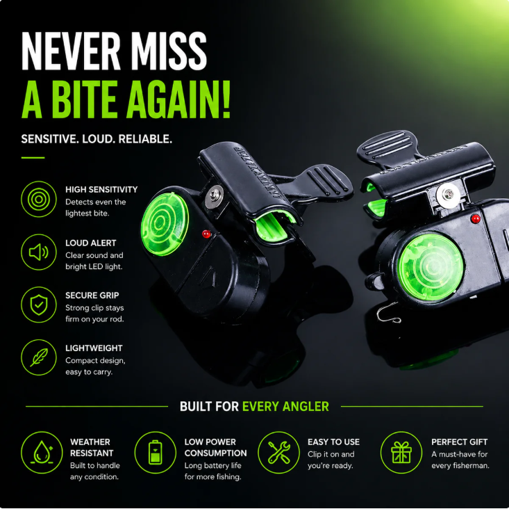 Fish Bite Alarm with LED Light