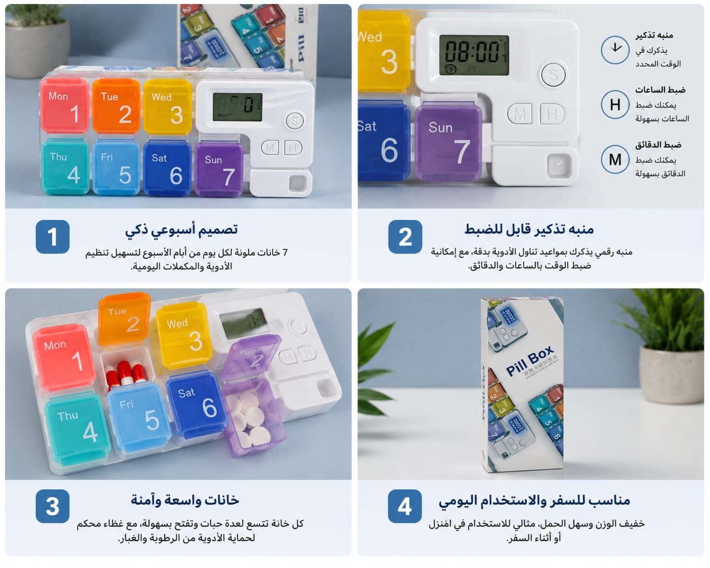 Medication Box with Alarm