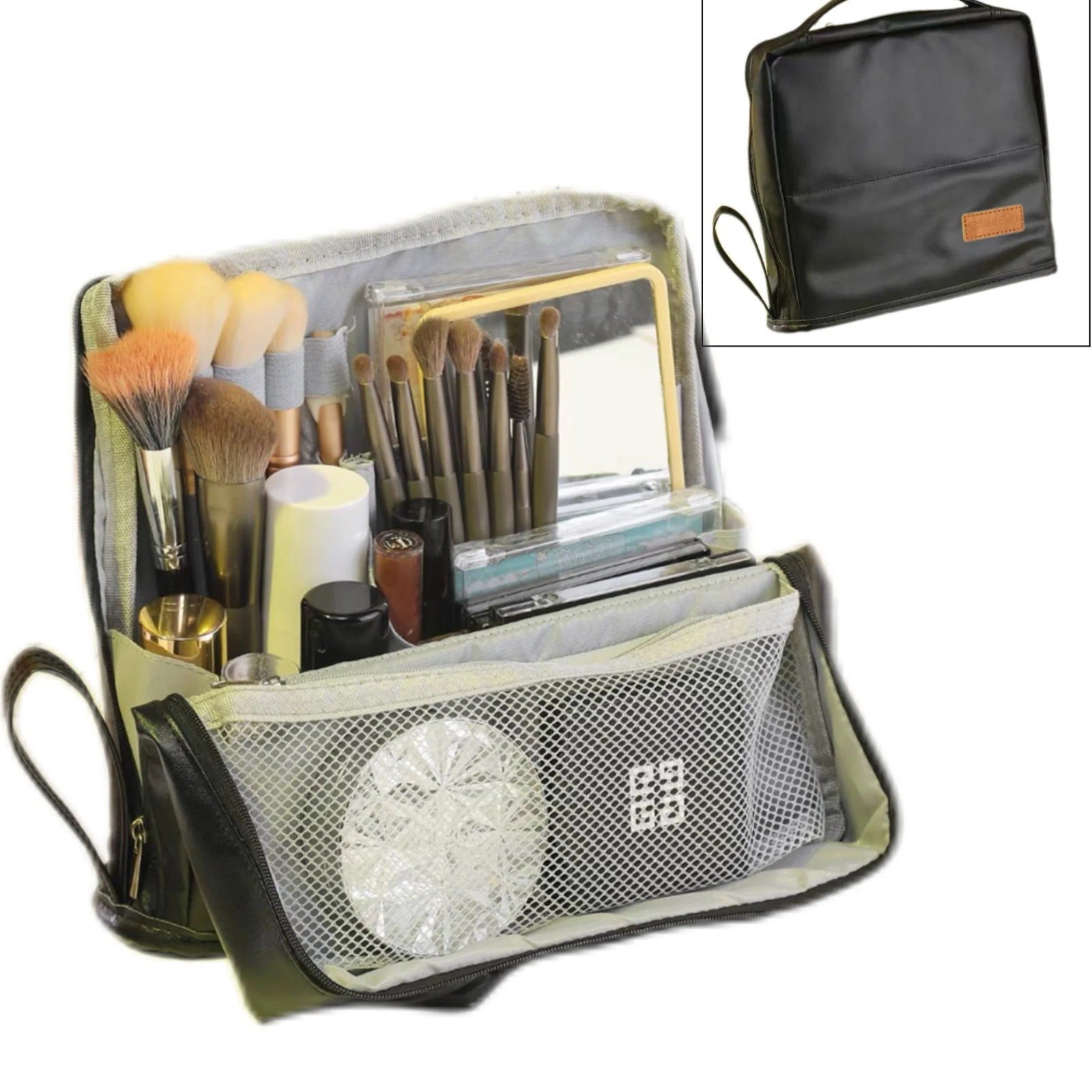 Vertical Makeup Bag – Compact, Organized & Travel-Read